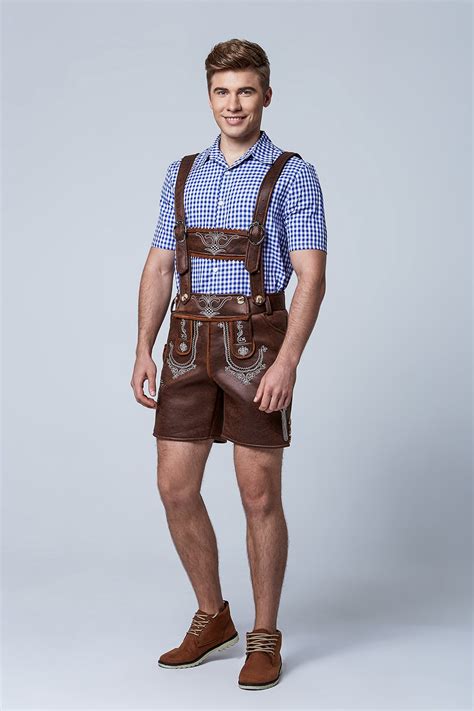 PU Leather Bavarian Guy Costume - Oktoberfest Costume - Holidays ...