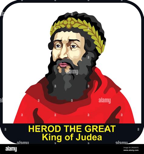 Herod I Great 1st King of Israel Herodian Stock Vector Image & Art - Alamy