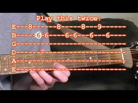 Halloween Theme Song - guitar tab lesson - Simple Version - YouTube