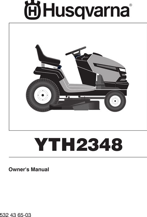 Husqvarna 96045002202 Users Manual OM, YTH2348, 2010 05, TRACTORS/RIDE ...