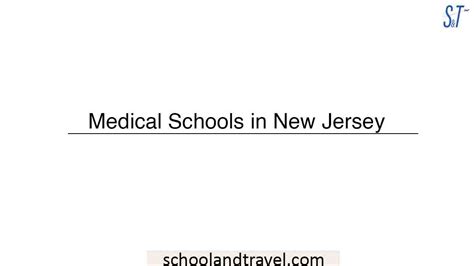 Top 5 Best Medical Schools in New Jersey | 2022