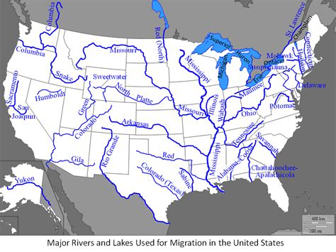 Rivers and Lakes used as migration routes | History | Pinterest ...