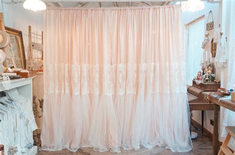 Romantic Pink 2-Layer Curtains For Living RoomFor | Etsy