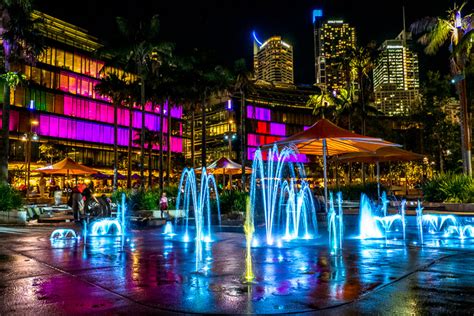 Darling Harbour At Night - Lake Diary