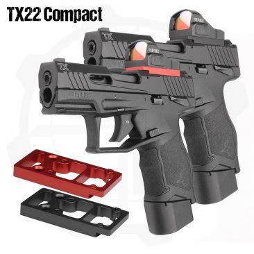 Optic Mount Plate for Taurus TX22 Compact Pistols