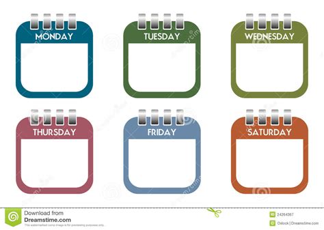 Weekly calendar clipart 20 free Cliparts | Download images on ...