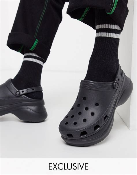 Crocs Classic Platform Clogs In Black | lupon.gov.ph