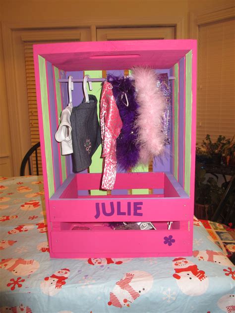 American Girl Doll closet I made for my daughter. Made out of two ...