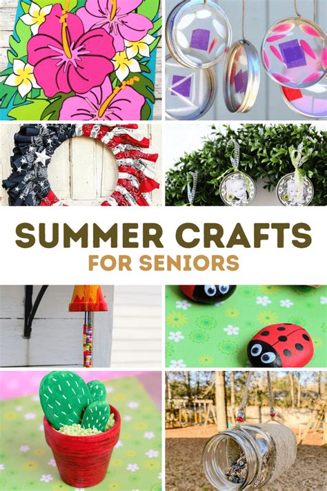 20 Fun And Easy Summer Crafts For Seniors To Boost Creativity Nursing ...