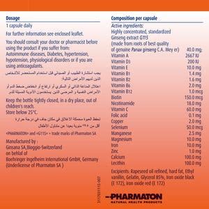 Pharmaton capsules Multivitamin and Dietary Supplements - Herb Fairness