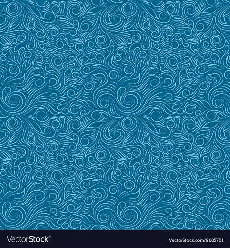 Blue swirl pattern Royalty Free Vector Image - VectorStock