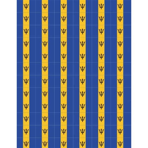 Barbados flag seamless pattern | Free SVG