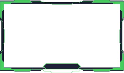 Green screen overlay image on a transparent background. Live gaming ...