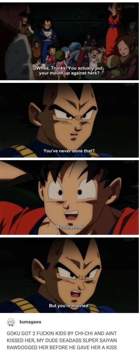 Goku has never kissed anyone : r/tumblr