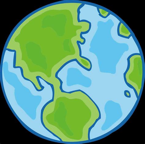 Earth Cartoon Drawing | Free download on ClipArtMag