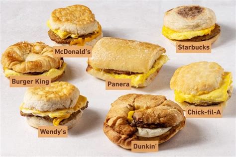 The Best Fast-Food Breakfast Sandwiches, Ranked