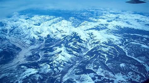 Aerial View of Rocky Mountains over Colorado - YouTube