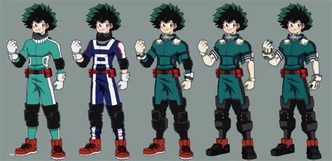 Deku's hero costume evolution by Gigagoku30 on DeviantArt