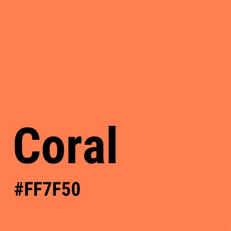 60+ Shades of Coral Color with Names, Hex, RGB, & CMYK