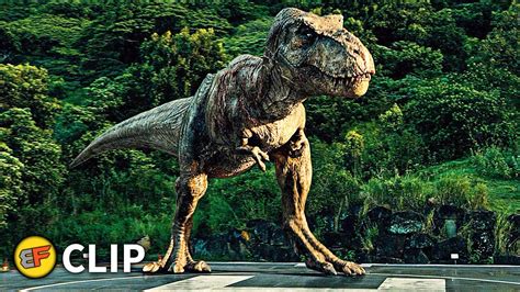 T-Rex Final Roar - Ending Scene | Jurassic World (2015) Movie Clip HD ...