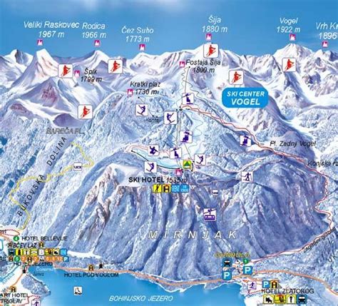 Vogel Piste Map / Trail Map