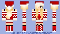 Santa Girl Minecraft Skin