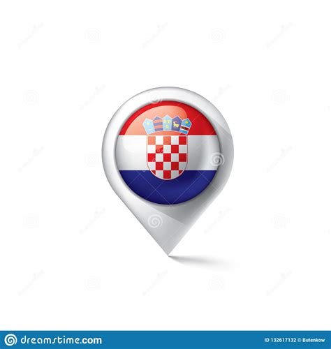 Croatia Flag, Vector Illustration On A White Background Stock Vector ...