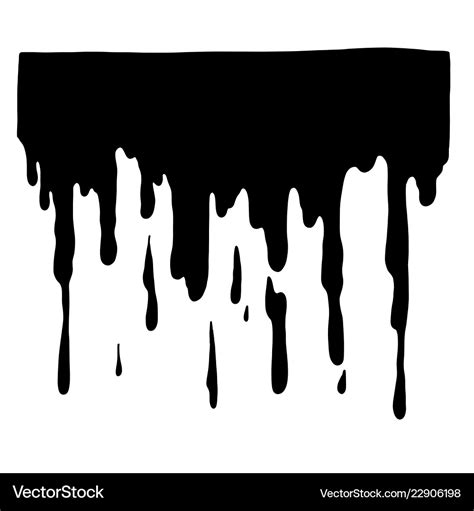 Hand drawn silhouette of water splash Royalty Free Vector