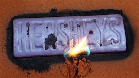 Making a Hershey Bar from Molten Copper