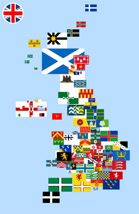 United Kingdom of Flags (Flag Map) : vexillology