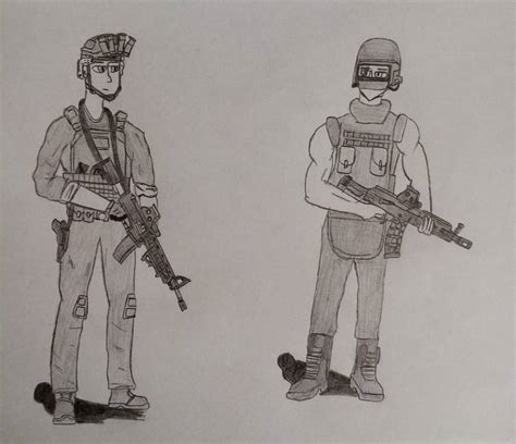 Special Forces sketches (painted) by ENSAR321 on DeviantArt