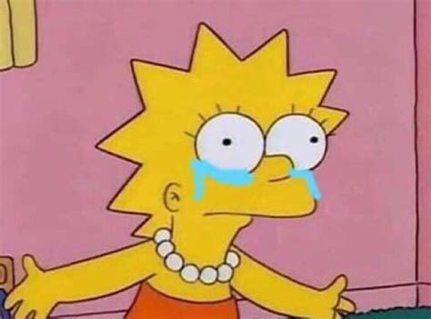 Lisa Simpson Crying Blank Template - Imgflip