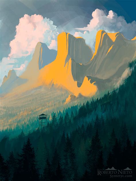 ArtStation - Firewatch