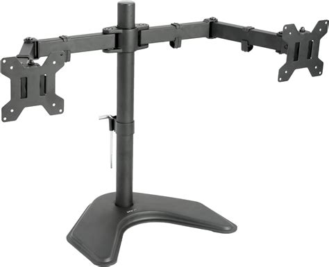 Vivo Dual Monitor Free Standing Desk Mount Stand Heavy Duty Fully ...