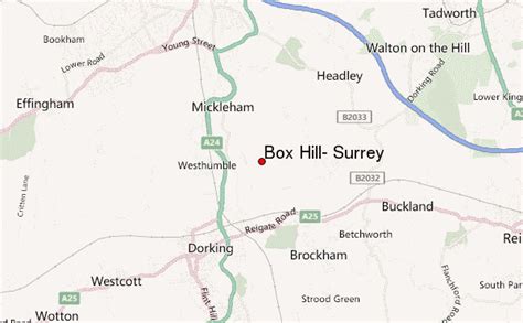 Box Hill, Surrey Mountain Information