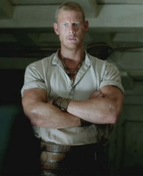 Tom Hopper and his amazing arms, from Episode 2 of Black Sails