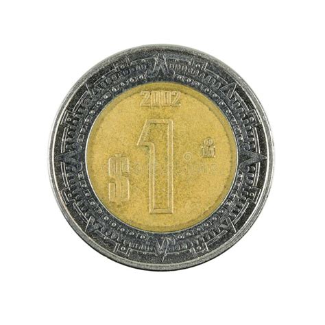 Ten Mexican Peso Coin 1998 in Shape of Mexico Stock Photo - Image of ...