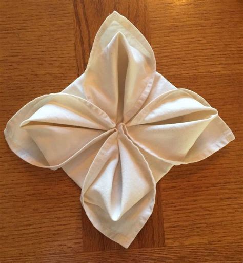 Napkin Folding - Flower : 9 Steps (with Pictures) - Instructables ...