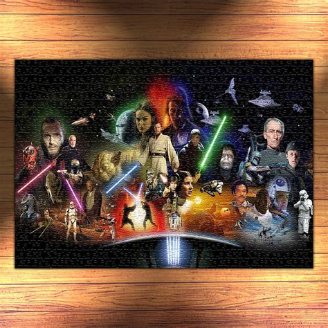 Star wars 1000 Piece Jigsaw Puzzle Premium Jigsaw Puzzle | Etsy