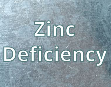 Zinc Deficiency - Symptoms, Causes, Therapy