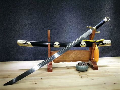 Handmade Chinese KungFu Miao Dao Sword Wushu Dao Katana Sharp Damascus ...