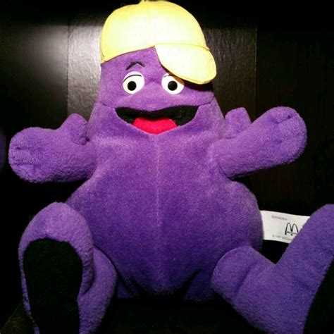 Mcdonalds Toy Grimace Collection 8.5 Plush Doll