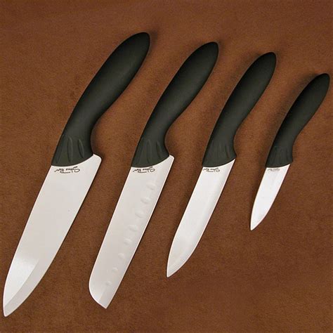 Stone River 4-Pc. Ceramic Knife Set - 225835, Kitchen Knives at ...