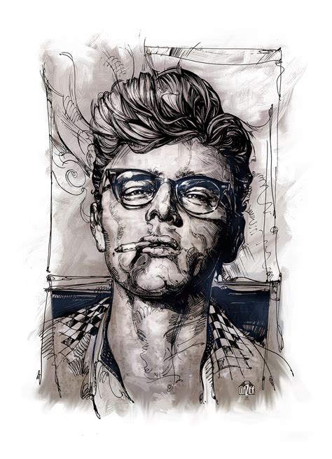 TRADITIONAL INK PORTRAITS :: Behance