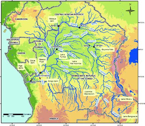 Ubangi River Map