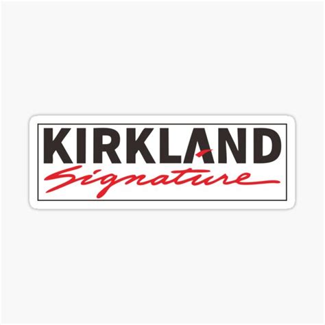 "Kirkland Signatures" Sticker for Sale by dikikurnia | Redbubble