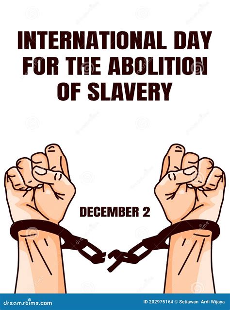 Vector Graphic of International Day for the Abolition of Slavery Stock ...