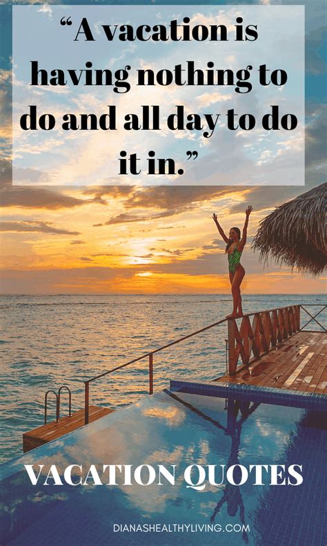 63 Inspiring Vacation Quotes | Diana's Healthy Living