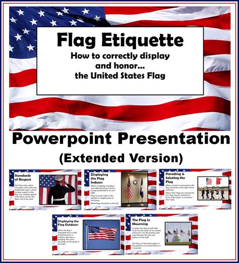 Printable Flag Etiquette Rules