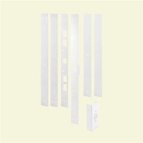 White Powder Coated Door Jamb Reinforcing and Repair Kit-U 11026 - The ...